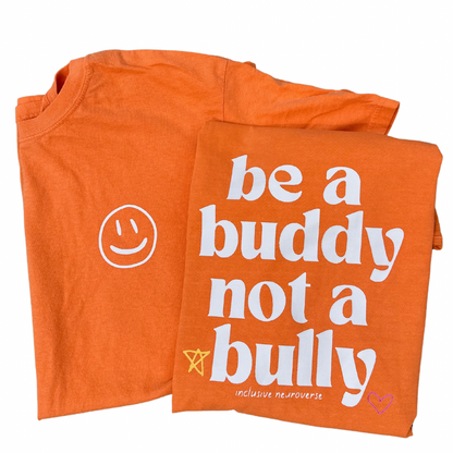 Be a buddy not a bully™  heavy weight - Adult t-shirt