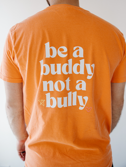 Be a buddy not a bully™  heavy weight - Adult t-shirt