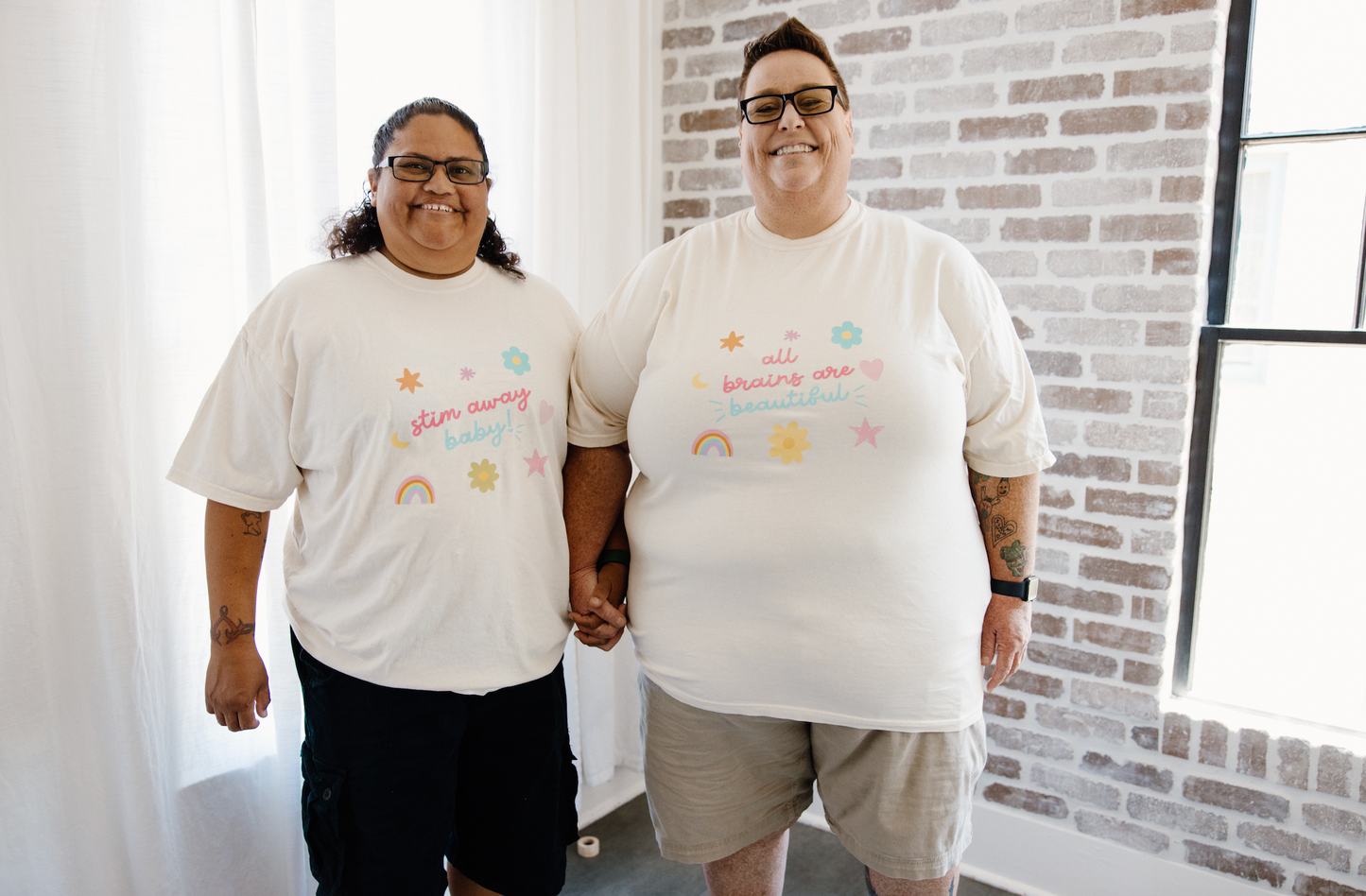 Pastel inclusive sayings - adult t-shirt heavyweight